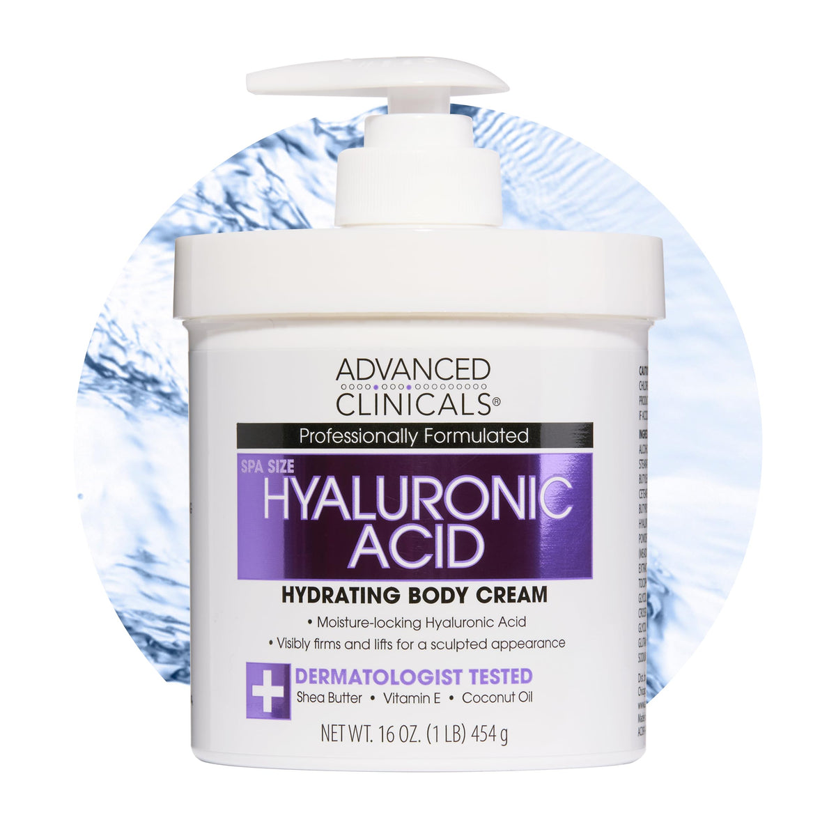 Advanced Clinicals Collagen Peptides Body Lotion + Hyaluronic Acid Moisturizer 2PC Skincare Set For Women & Men | Dry Skin Moisturizing Body Cream Helps Diminish Appearance Of Crepey Skin, 2PC Bundle