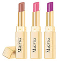 MAKI YIKA 3Pc Moisture Lipsticks for Women Nude Pink Purple Lipstick