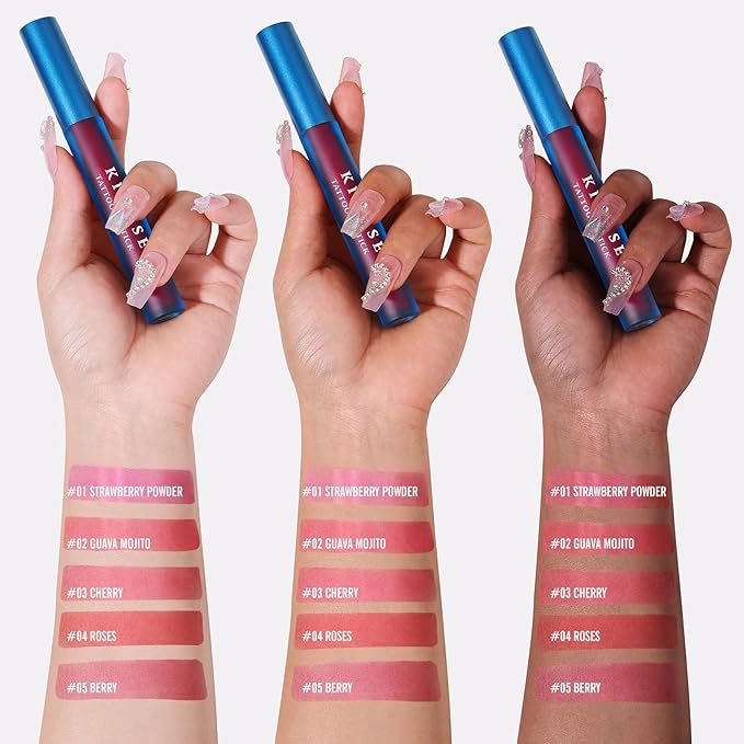 KIMUSE Lip Stain Peel Off, Matte & Waterproof