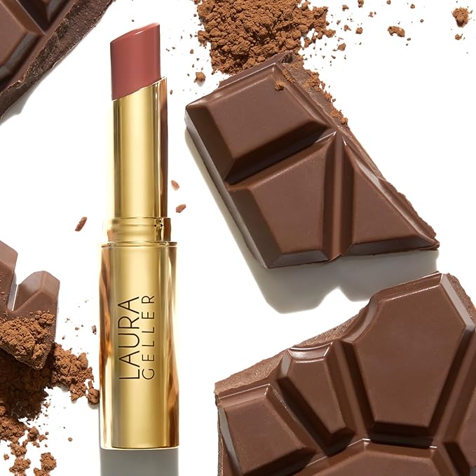 LAURA GELLER NEW YORK Jelly Balm Tinted Lip Balm – Cocoa-Motion – Hydrating Lip Color with Shine Finish – Squalane & Vitamin E – Buildable Sheer to Medium Coverage – Vegan & Cruelty-Free