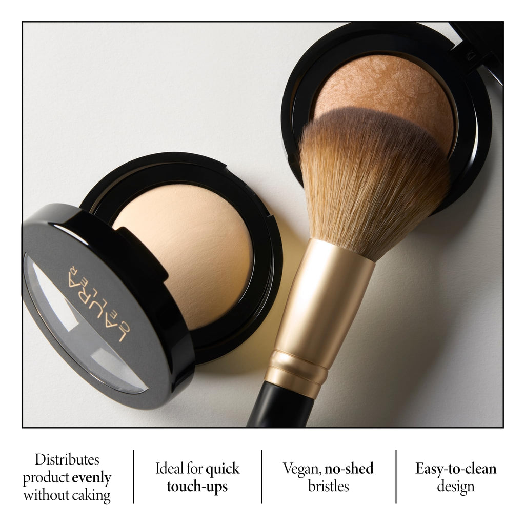LAURA GELLER NEW YORK Cosmetic Professional Makeup Brushes - Cruelty-Free - 11 Setting Powder Brush
