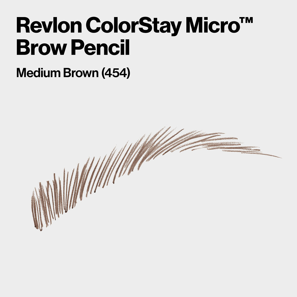 Revlon ColorStay Micro Brow Pencil, 454 Medium Brown, 0.003 oz