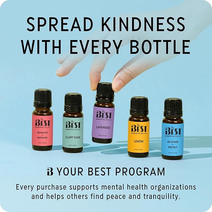 The Best Rosemary Essential Oil- Premium Grade- 100% Pure & Natural for Aromatherapy, Diffuser, Spa, Massage, Air Freshener- 10 ml (.33 fl oz)