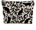 Botanical Cat Makeup Bag Cats Gifts Cosmetic Bag Cat Lover Gifts for Women