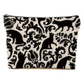 Botanical Cat Makeup Bag Cats Gifts Cosmetic Bag Cat Lover Gifts for Women
