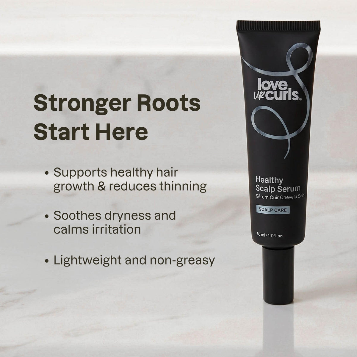 Love Ur Curls Healthy Scalp Serum - Moisturizing for Thicker Fuller Hair