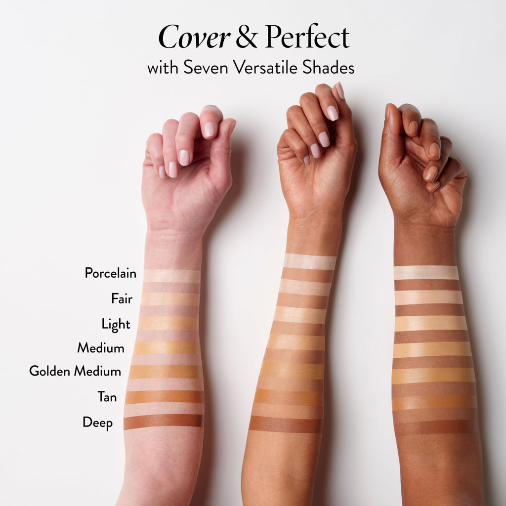 LAURA GELLER NEW YORK Ideal Fix Under Eye Concealer for Mature Skin – 04 Medium - Full Coverage, Anti-Aging, Color Correcting – Covers Dark Circles & Blemishes – Hydrating, Crease-Free, Long-Lasting