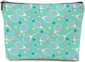 Blue Leaves Inspirational Tennis Makeup Bag Accessories Cosmetic Bag 02