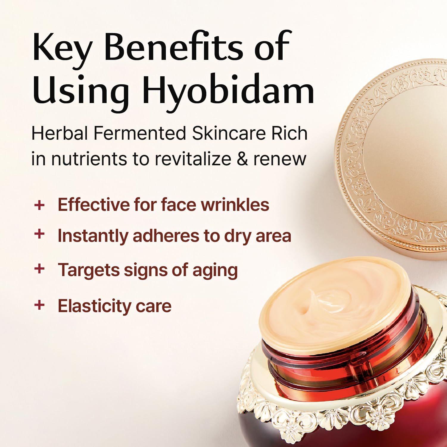 Sooryehan Hyobidam Fermented Eye Cream (0.84 fl oz) - Korean Skincare, Luxury Premium High-end Cream by LG Beauty. Intensive Skin Care.