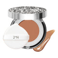 2aN Gleaming Tension Cushion Foundation Pact #29 Caramel Beige, Korean Cushion Foundation Makeup, Lightweight & Buildable Coverage with Ceramides and Centella Asiatica (0.45 oz)