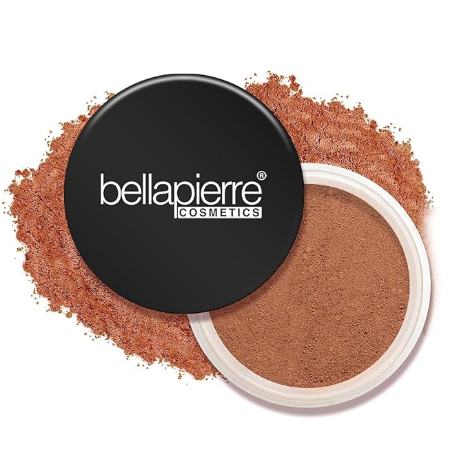 bellapierre Mineral Foundation SPF 15 - Loose Powder Foundation, Full Coverage Mineral Makeup with Matte Finish, Vegan, Cruelty Free, Hypoallergenic, Oil Free, Talc Free, 0.32 oz - Chocolate Truffle