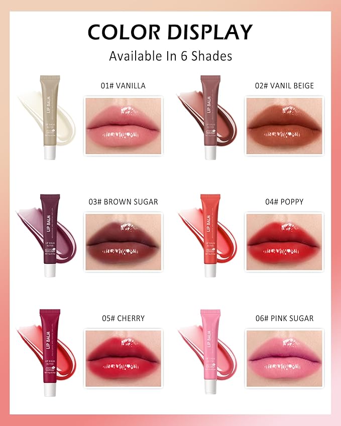 Lip Balm Butter Brown Sugar, Yummy Lip Gloss Oil, Lip Treatment Lipgloss