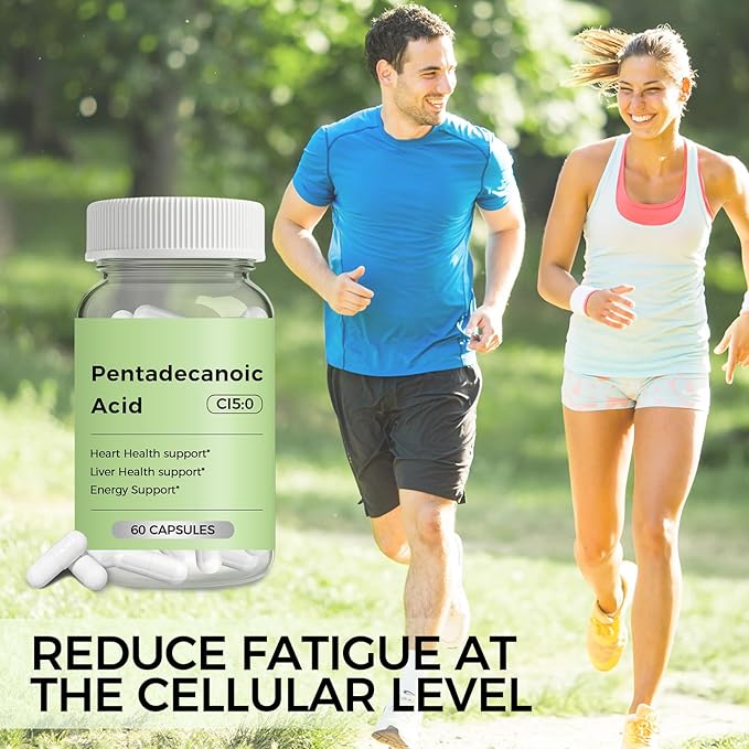 Pentadecanoic Acid, C15:0 Supplement, High Altitude Sheep Milk Sourced, 60 Capsules
