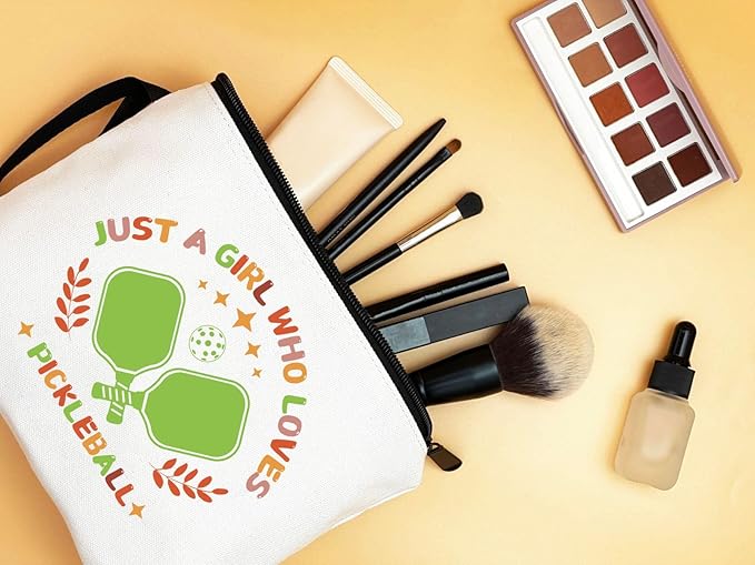 ARIOSEY Pickleball Gifts for Women,Pickleball Lover Gifts,Pickleball Accessories Women,Pickleball Cosmetic Makeup Bag,Pickleball Party Gifts,Birthday Gifts for Teen Girls