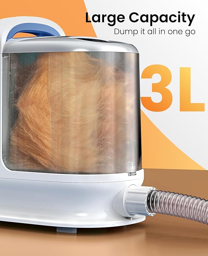oneisall Dog Grooming Vacuum Kits with Clipper