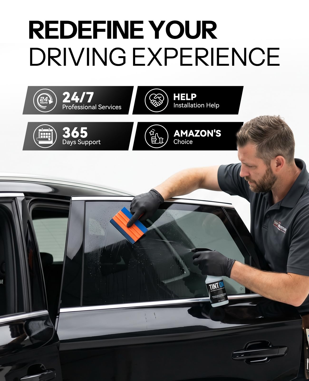 IAQWE 15% VLT Ceramic Car Window Tint Film 20 in x 20 ft Roll