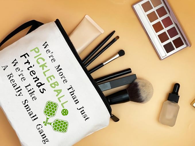 ARIOSEY Pickleball Gifts for Women, Travel Makeup Cosmetic Bag