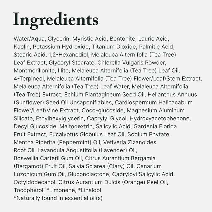 AROMATICA Super Tea Tree Clay Mask Cleanser (5.0 fl oz)