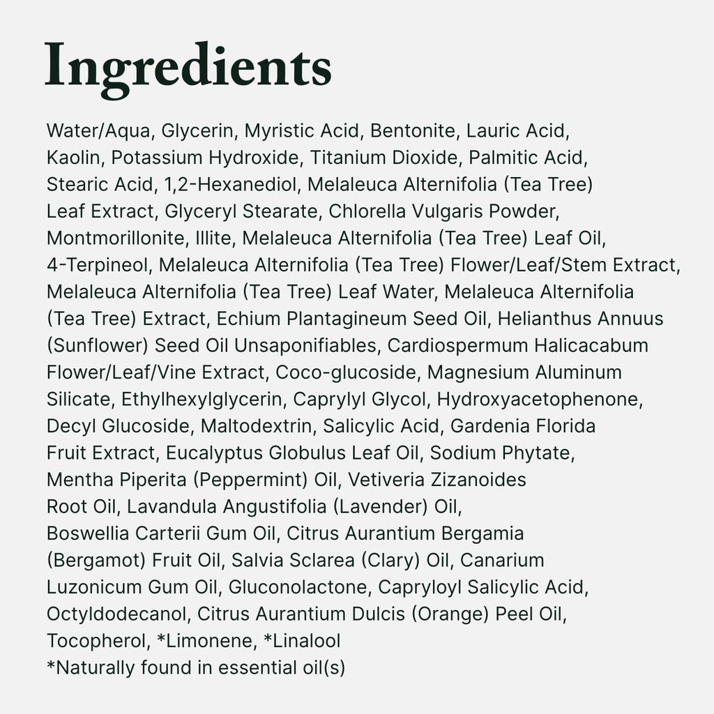AROMATICA Super Tea Tree Clay Mask Cleanser (5.0 fl oz)