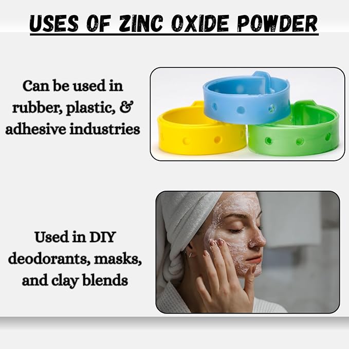 Essencea Zinc Oxide Powder 1lb, 16 Ounces