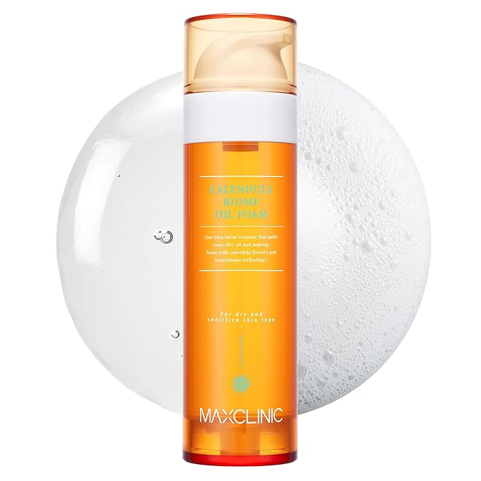 MAXCLINIC K Beauty Calendula Biome Oil To Foam - Makeup Face Wash Cleanser