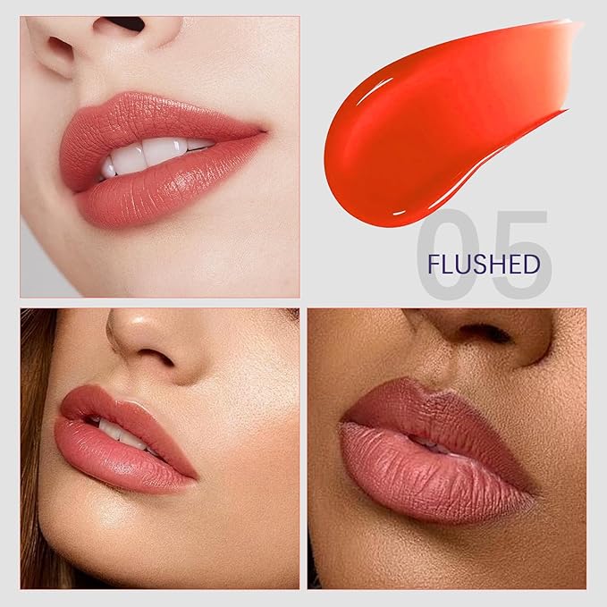 QueenDiary Lip Stain Peel Off Lip Gloss All Day Long Lasting Waterproof And Transferproof Lip Tint - Matte Finish Peel Off Lip Liner