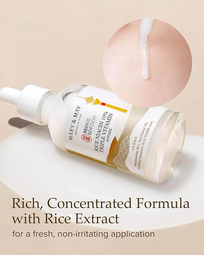 SEOUL EDITION Rice Niacinamide 10% Vitamin Serum, 2.7 fl.oz