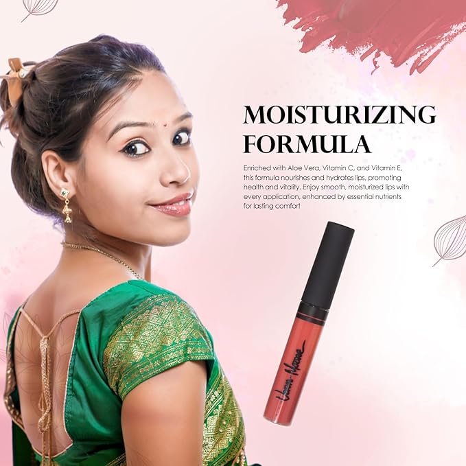 VERA MOORE COSMETICS AND SKIN CARE Lip Gloss, Moisturizing Lip Color with Shimmer for Long Lasting Shine, Lightweight Lip Stain, Girls Non-Sticky Lip Gloss with Aloe Vera, W/Vitamin C, E (Babydoll)