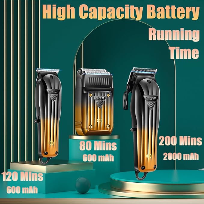 VGR 644 Professional Hair Clippers for Men with Trimmer Electric Shavers