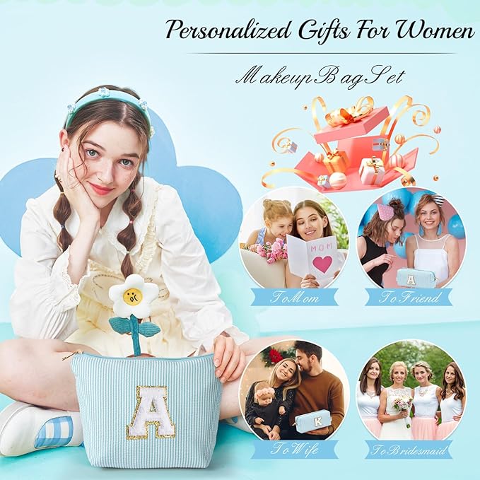 YOOLIFE Gifts for Women - Makeup & Skincare Bag Organizer - Personalized Best Friend, Wife, Birthday & Graduate Gift