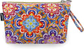 Gloppie Small Makeup Bag for Purse Boho Cosmetic Sunscreen Bags for Women
