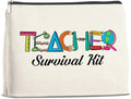 UPNEGE Teacher Survival Kit Makeup Bag Teacher Gifts for Women, Gifts for Teachers Zipper Makeup Pouch