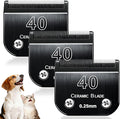 3Pcs Dog Grooming Clipper Blades Replacement for Andis Dog Clipper