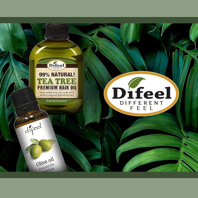 Difeel Premium 99% Natural Castor Hair Oil 7.1 ounce (2-Pack)
