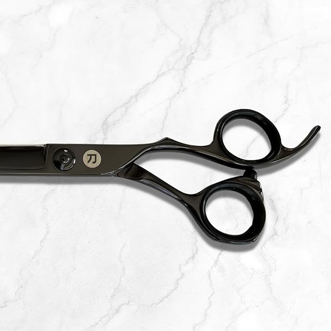 Saki Shears 7 Inch Katana Hair Cutting Scissors for Professionals - 440C Steel With Black Titanium Finish (7" Hair Cutting Shears) (Right Hand, 7.0" Scissors)
