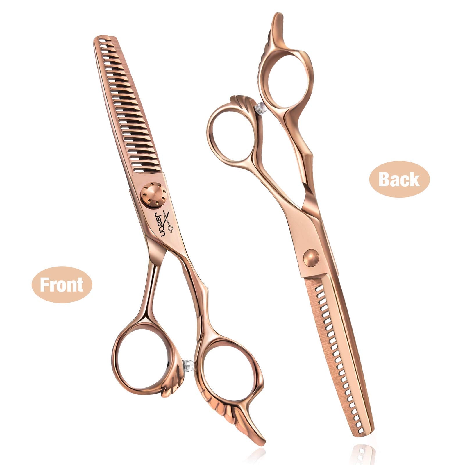 JASON Hair Thinning Scissors Shears - 6" Texturizing Blending 23 Teeth