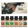 Soulorigin Woody Essential Oils Set, Fragrance Oil Set for Diffuser, Scent Diffuser Oil for Candle Making- Sandalwood, Cedar, Bamboo, Teak, Vetiver, Forest Pine