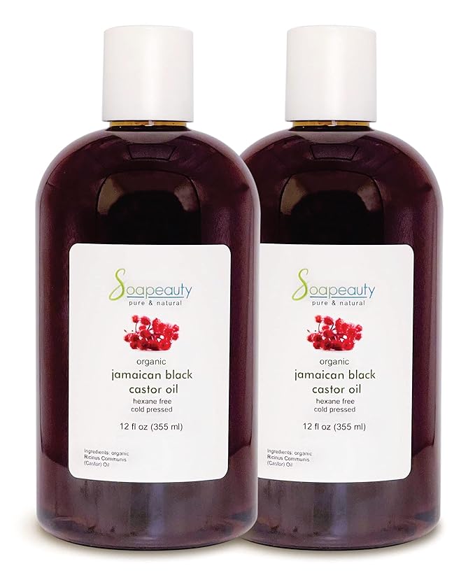 Soapeauty Jamaican Black Castor Oil 100% Pure Natural for Skin Hair 24 oz