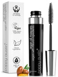 Poppy Austin Organic Waterproof Mascara, Natural, Vegan, Paraben-Free, Cruelty-Free - Hypoallergenic Mascara Lengthening & Volumizing with Argan Oil - 0.31 Fl Oz (Black)