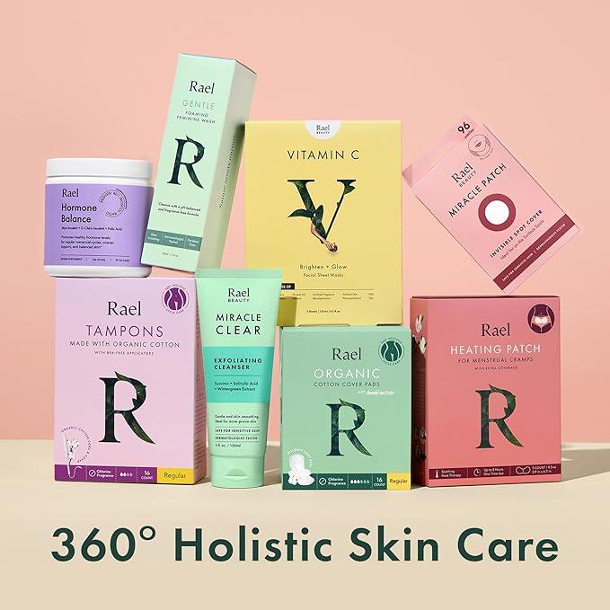Rael Bamboo Face Sheet Masks, Daily Hydration Skincare (Collagen, 5 Ct)