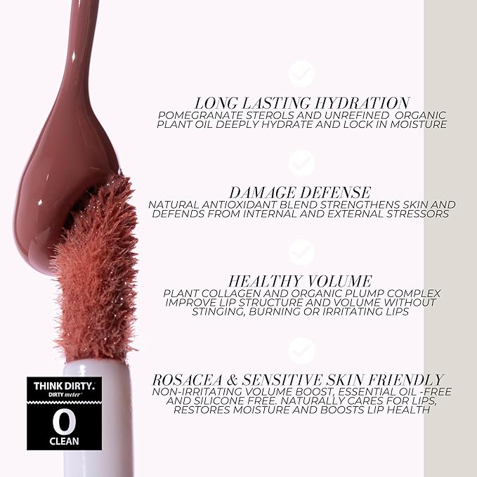 FITGLOW Beauty Lip Colour Serum, Rosé, 10g