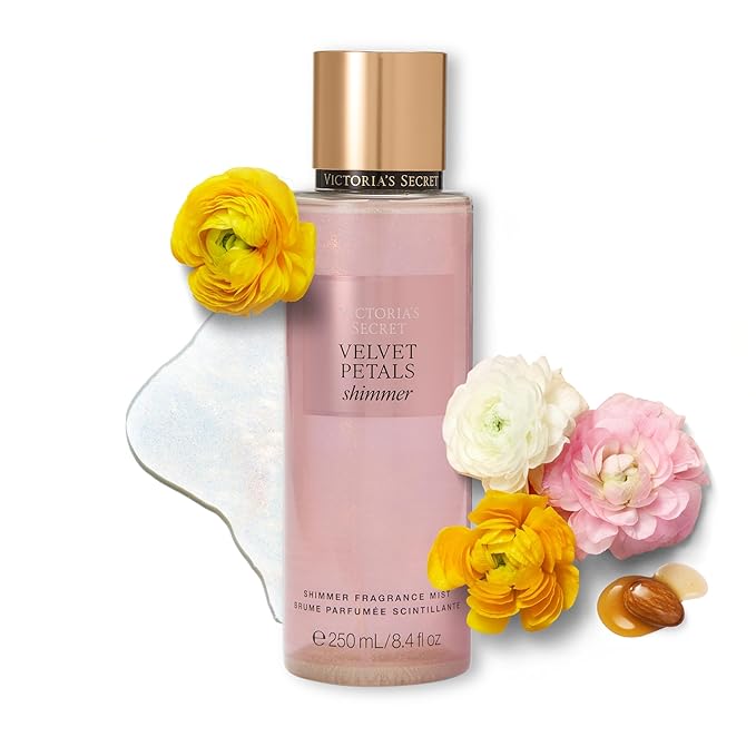 Victoria's Secret Body Fragrance Mist, Velvet Petals Shimmer - 8.4 fl oz