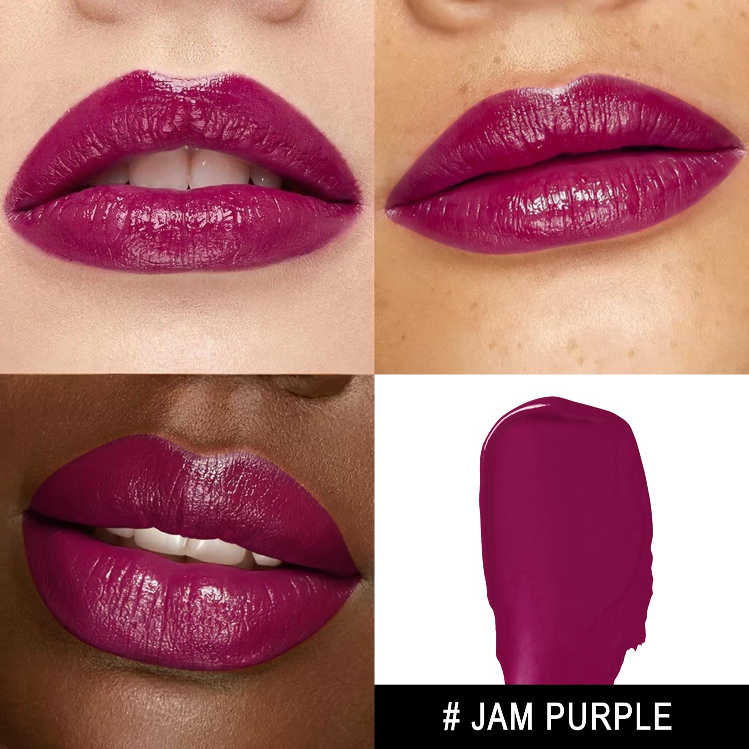 MAKI YIKA Moisture Purple Lipstick for Women Hydrate Tinted Lip Balm