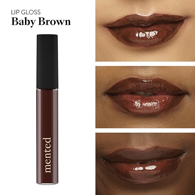 Mented Cosmetics Lip Gloss for Women Tinted Lip Balm Stain, Made in USA