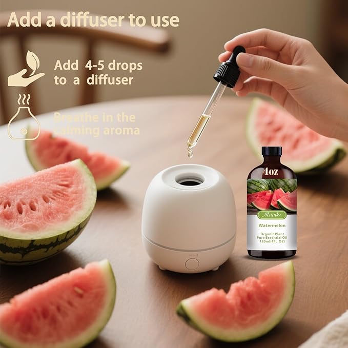 MLYNKL Watermelon Essential Oil,Watermelon Oil for Diffuser,4 fl oz