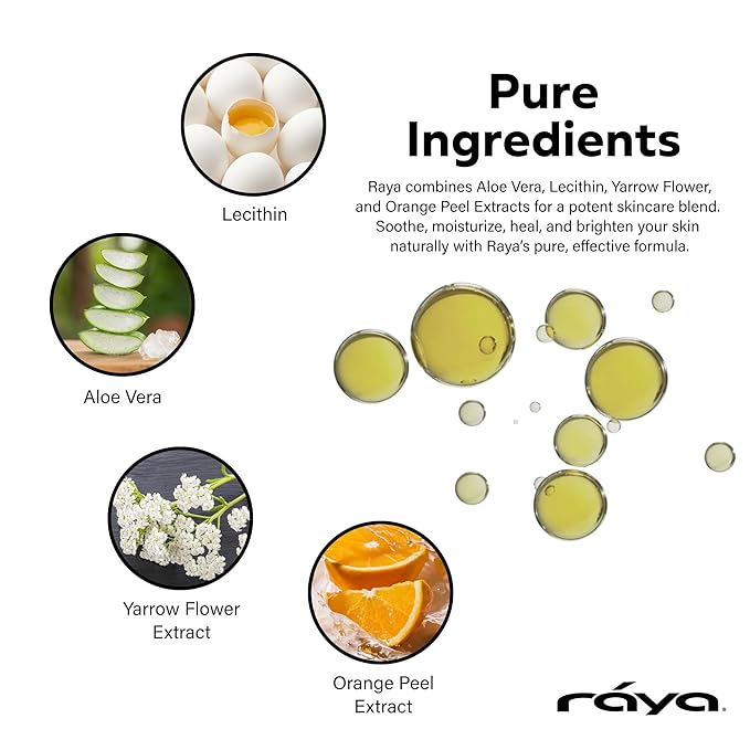 RAYA Radiance-Boosting Vitamin C Face Serum | Helps Minimize the Look of Dark Spots | Antioxidant-Rich & Glow-Enhancing Skincare | Tone-Refining & Luminous-Looking Complexion for All Skin Types