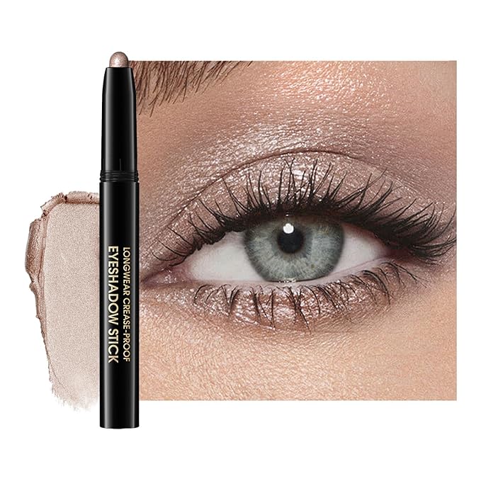 Eyeshadow Stick,Shimmer and Matte Cream Eye Shadow Brightener Sticks