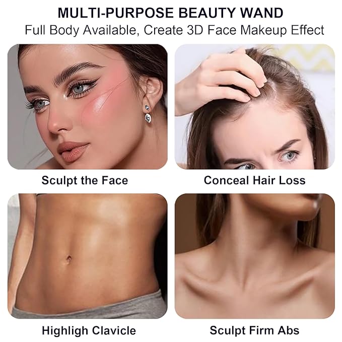 3Pcs Contour Stick Makeup Set, Shades with Highlighter Blush Bronzer Stick Kit for Sculpt the Cheeks and All Skin Type, Longwear Smooth Non-greasy Formula for All Skin Types, #2 NEUTRAL