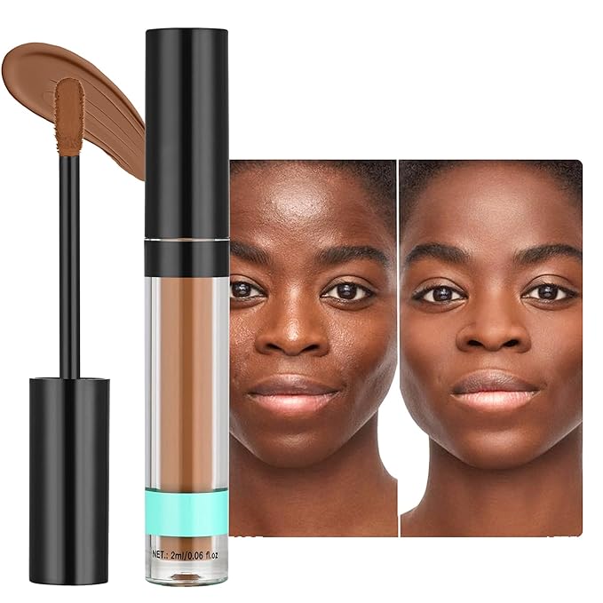 Under Eye Concealer, Full-Coverage Concealer Foundation Makeup for Women, Covers Blemishes & Under-Eye Circles, Spots, Matte Finish, Redness & Discoloration, Vegan & Cruelty-Free A09#Cappuccino