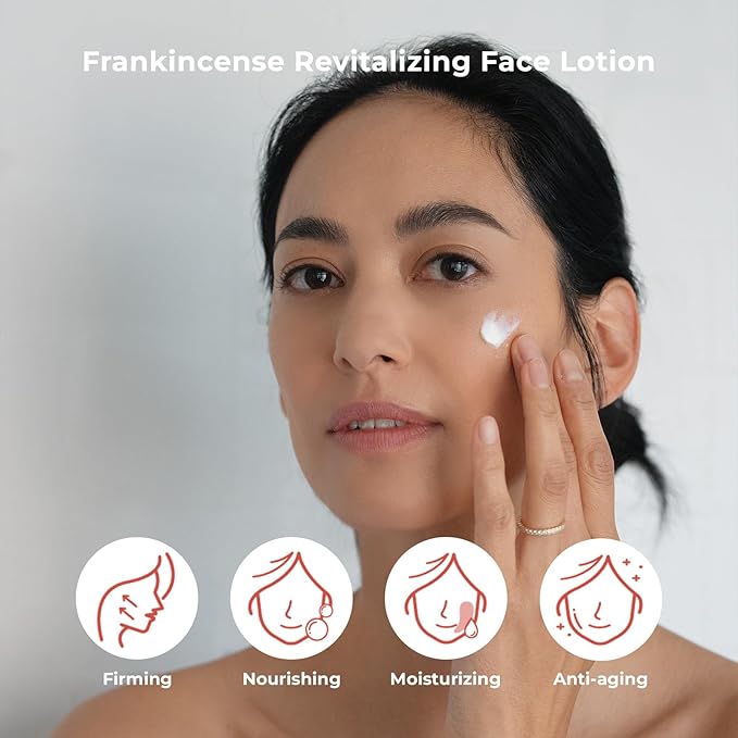 INNA ORGANIC Organic Rejuvenating Lotion, Anti-aging, Wrinkle Care, Fine Lines & Tightening, EWG & COSMOS Certified | Gifting | Frankincense Essential Oils Infused Skin Care | Luxury Clean Beauty